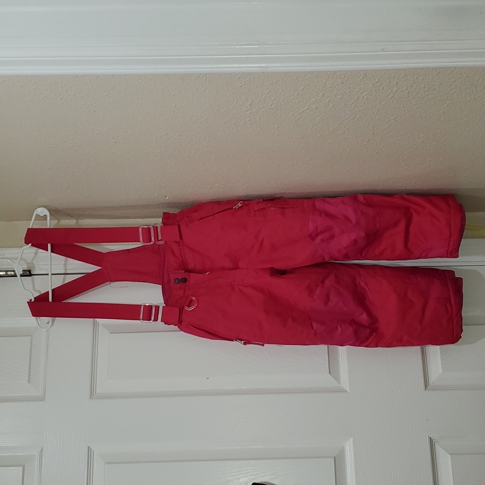 32 degree, pink, snow bibs, size 5/6